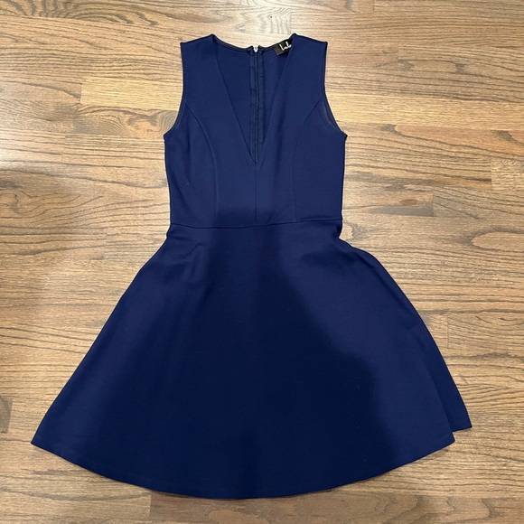 LULUS DARK BLUE DRESS - Picture 2 of 3